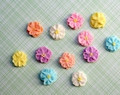 Small Royal Icing Daisies to Decorate Cupcakes or Cakes (24) Il_170x135