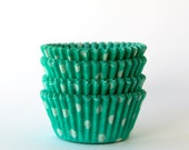 MINI Green Polka Dot Cupcake Liners (100) Il_170x135