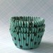 Turquoise and Brown Dot Cupcake Liners (45)