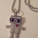 Get Your Nerd On Robot Necklace