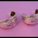 Silver Big Hoop Southwestern Earrings