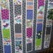 Modern Baby Girl Quilt, Crib Quilt, Baby Bedding Quilt, Birds, Fly Away, Gray,Grey,Purple,Lime Green