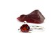Deep Red Garnet Ring Sterling Silver January Birthstone - Blutstropfen