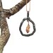 Rustic Dark Silver Pink Feather Necklace - Feather Catcher