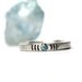 Sterling Silver Ice Blue Aqua Wave Ring - Chill Wave