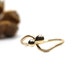 Delicate 14K Yellow Gold Infinity Ring - Wave of Infinity