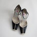 For Martha: Vintage black and ivory mary jane heels by Daniela de Amante