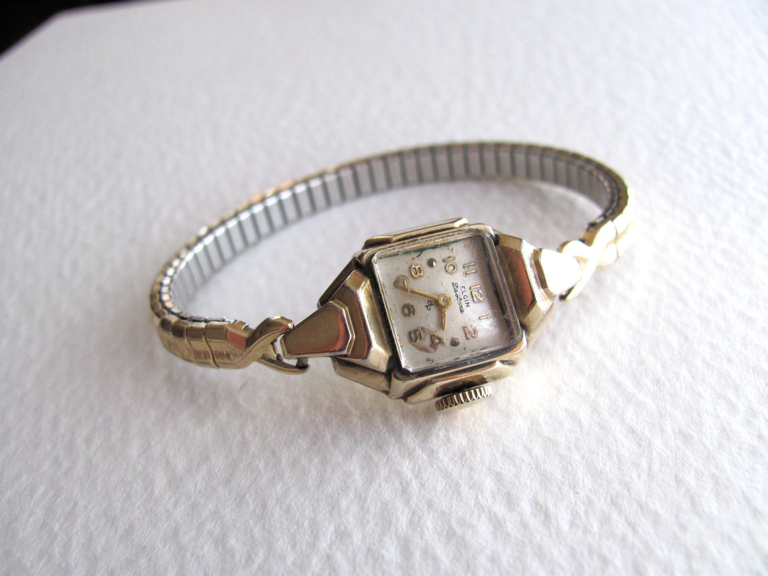 vintage Elgin women's watch 10k gold filled