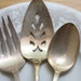 Silverware Serving Pieces, Set of 3, Shabby Chic, On Sale