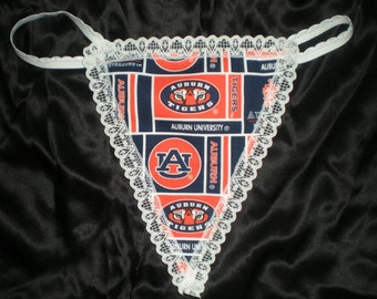 Womens AUBURN UNIVERSITY G-String Thong Lingerie Panty Underwear