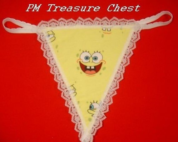 spongebob bra and panties