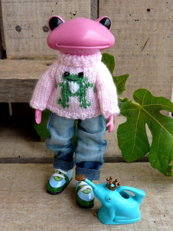 frog sweater crochet