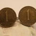 Cufflinks. Austrian coin cufflinks. Steampunk