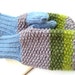 Mens mittens, green winter gloves for him, gift under 50