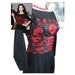 Sale was 245.00 now 195.00 - Vamp Vintage Dita 1950s 50's Wiggle Dress with Satin Rose Floral Detail VLV