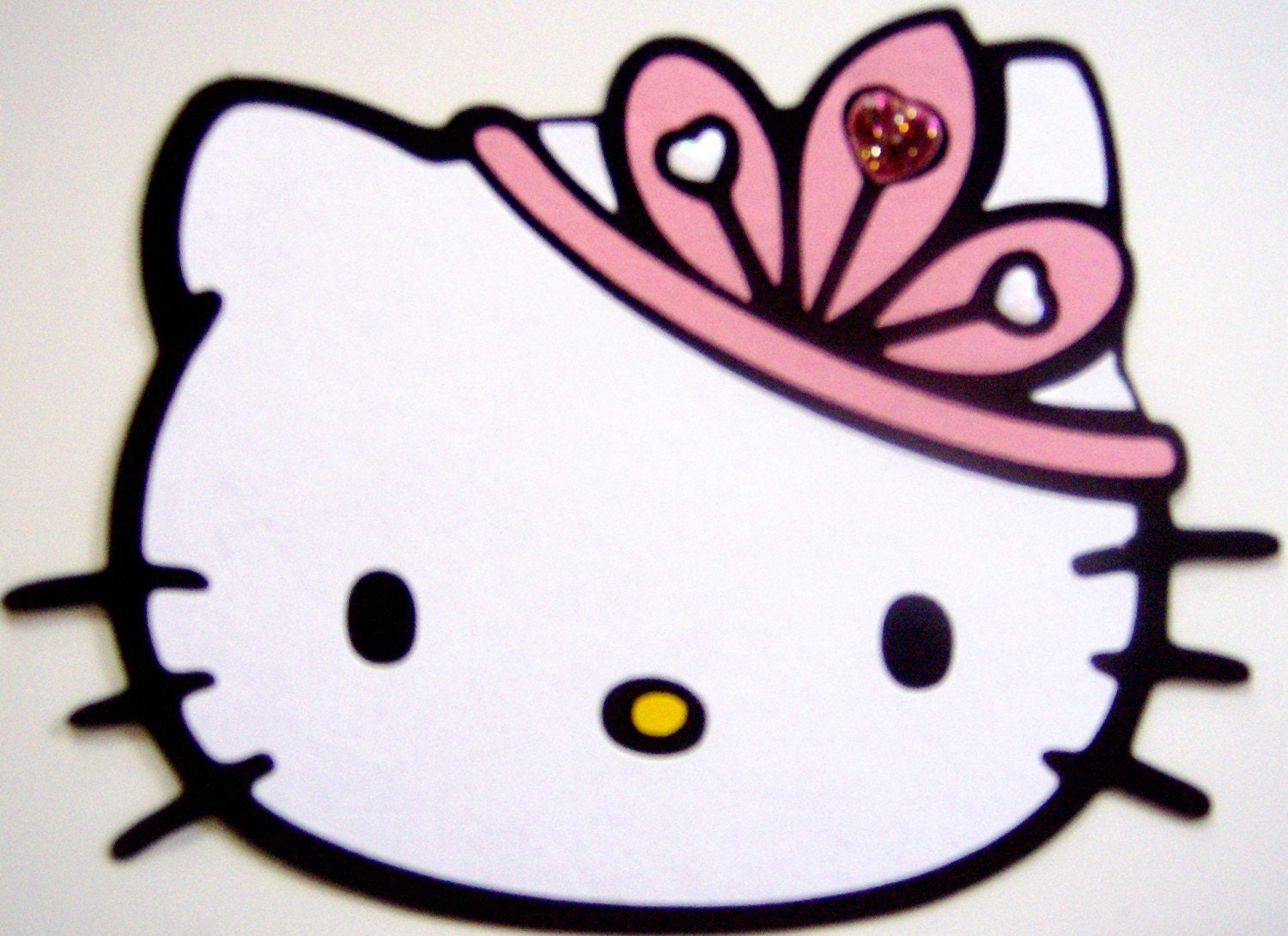 Hello Kitty princess paper piecing cricut