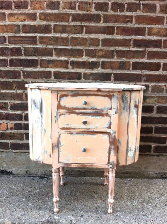 Antique Distressed Storage Chest RESERVED