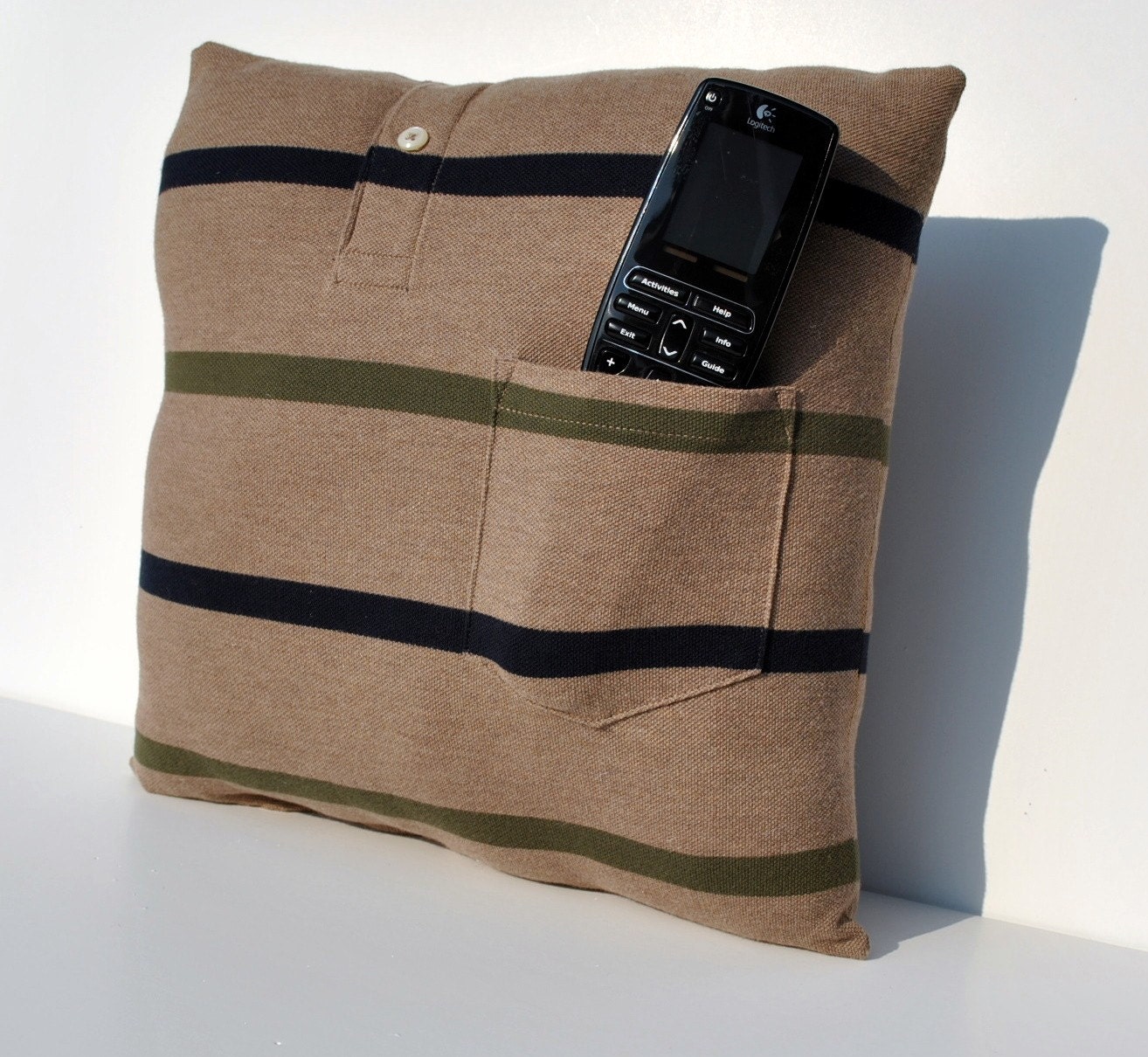 Upcycle Recycle TV Remote Pillow