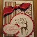 Christmas Reindeer Handmade Card Dasher friend Mom Dad Daughter Son Grandmother Sister Stampin Up