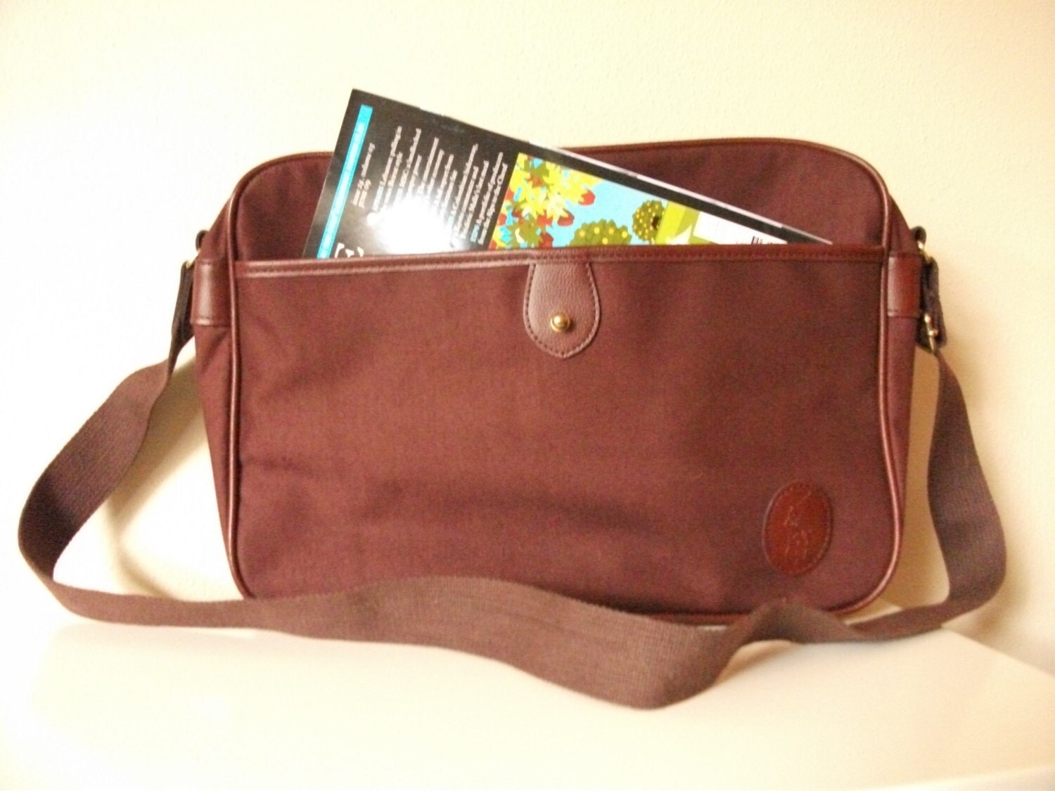 Ralph Lauren Polo Briefcase Laptop Case Vegan