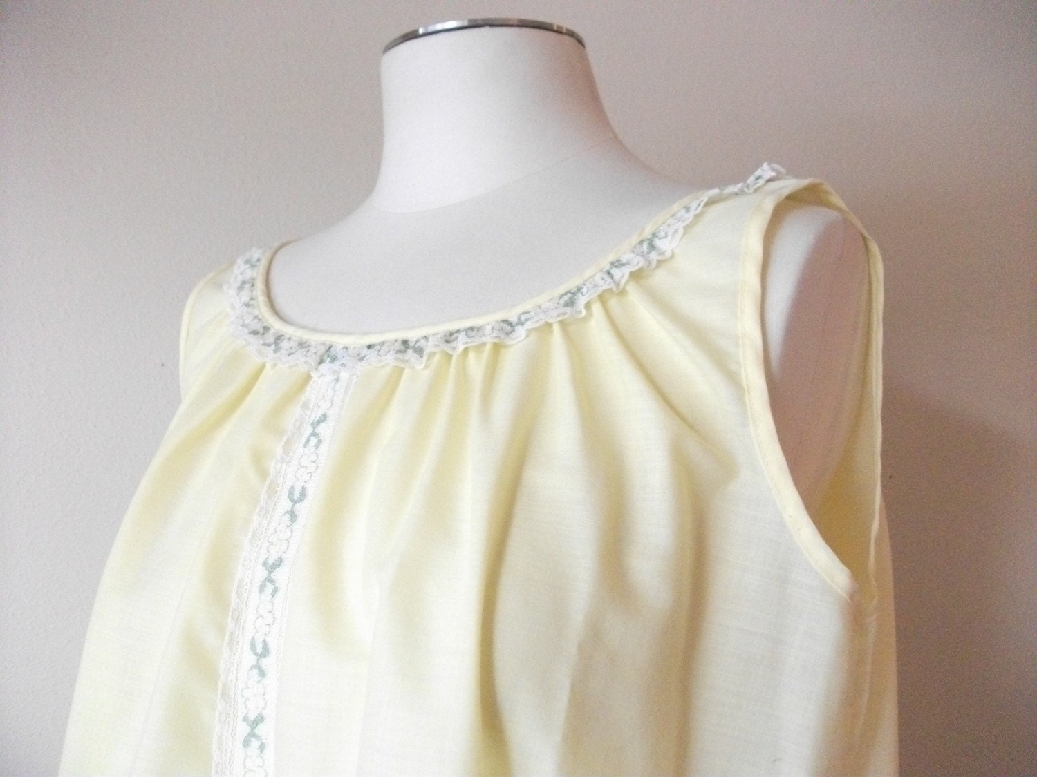 butter towels bath yellow cookiekvintage Cotton by Baby on Doll Yellow Nightgown Etsy