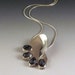 Counting Goslings necklace - handmade art jewelry