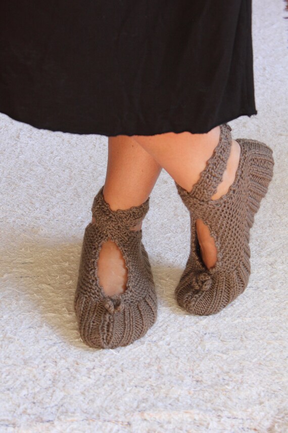 wool ballerina slippers