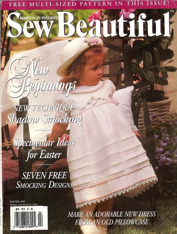 Sew Beautiful Magazine Easter 1998 out of print