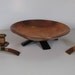 Vintage Mid Century Modern Copper Console Bowl with Matching Copper Candle Holders