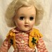 Ideal Toni Doll Platinum Blond 14 inch in Cowgirl Outfit 1950s Vintage