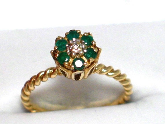 Vintage Tulip Rings 9