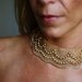 vintage necklace ... elegant beaded collar