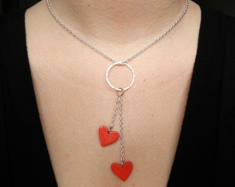 SALE SALE SALE Sweetheart sterling silver necklace