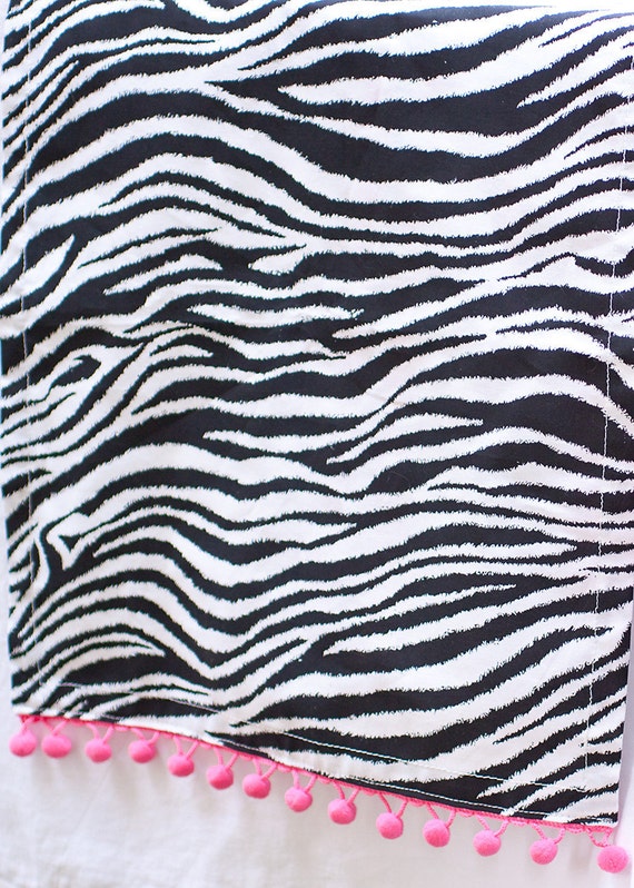 Zebra Party, Table Runner, Zebra Runner, Diva Party, Sweet 16, Rockstar Party, Barbie Party, Quinceanera, Rockstar Party, Zebra Il_570xn