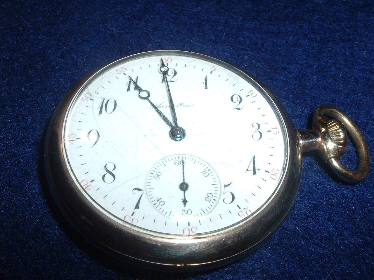 Vintage Hamilton 17 Jewels Pocket Watch Haute Juice
