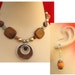 One-of-a-Kind Woodland Beaded Necklace Jewelry Handmade Women's Fashion Accessories