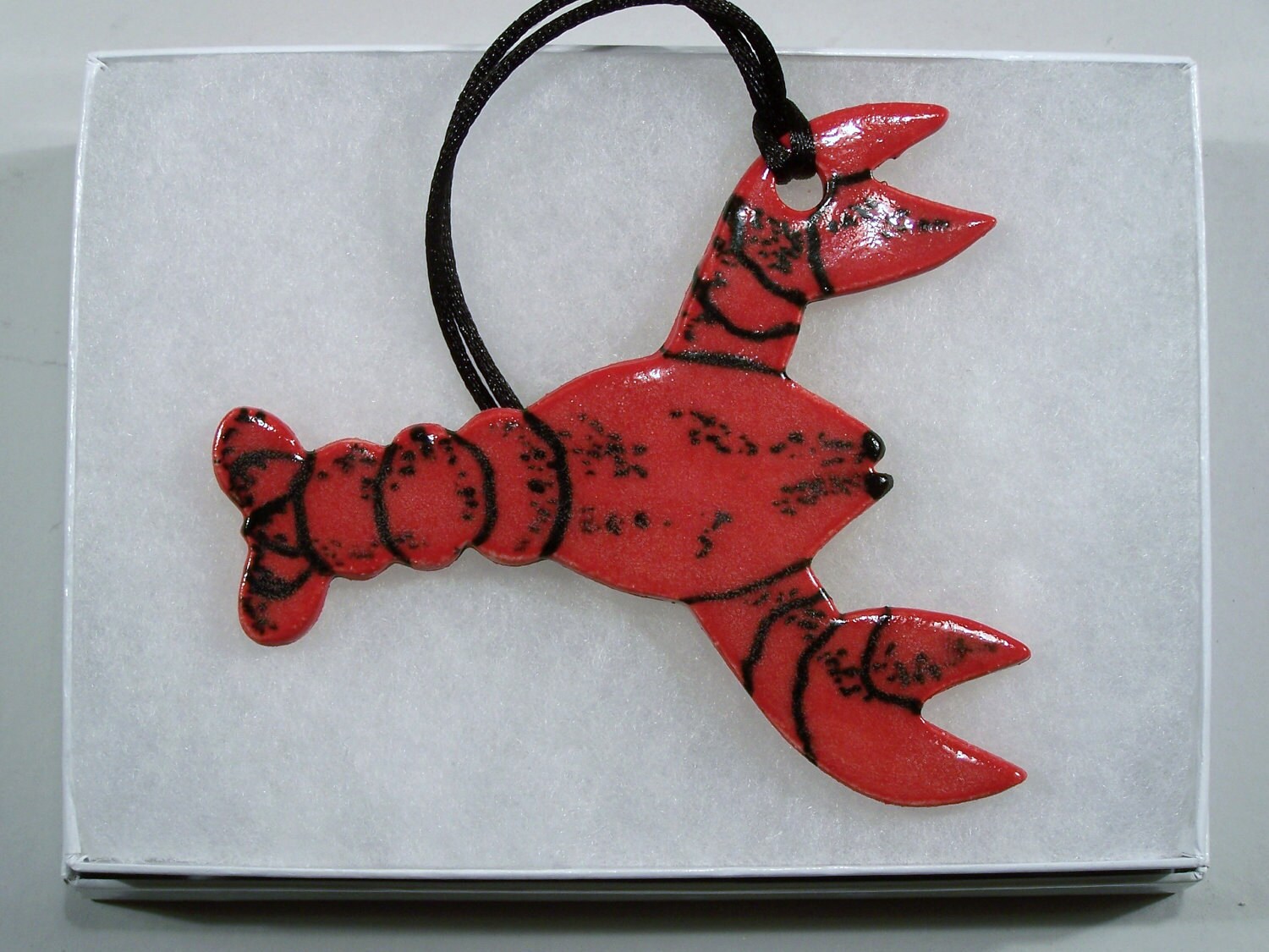 porcelain lobster ornament by sandrasshop on etsy porcelain lobster ornament by sandrasshop on etsy