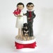 Handmade Keepsake Wedding Topper with ONE Pet - CUSTOM ORDER