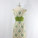 Reserved ................1960's COUTURE Designer Vintage Dress - Jeunes Filles designed by JACQUES HEIM Novelty Print Spring Wiggle Frock