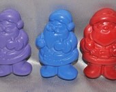 Recycled Crayons Jumbo Santa Shaped Total of 7 Crayons Il_170x135