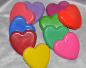 Recycled Crayons Heart Shaped / Total of 10. Il_170x135