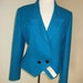 1980's Wool Felt Jacket by Louis Feraud Made in Germany