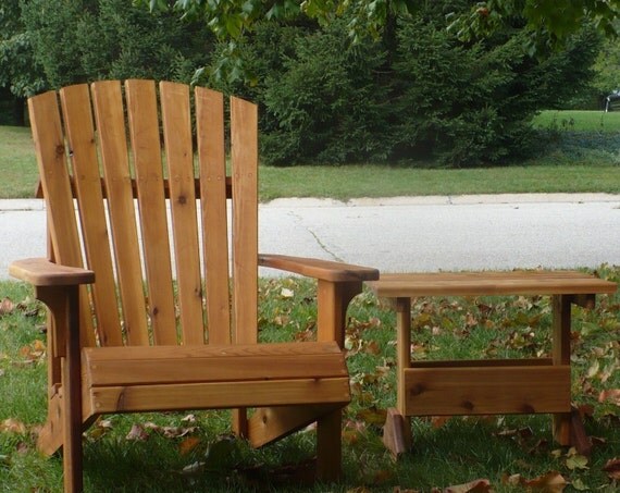 adirondack chair full 1 inch thick solid red cedar extra