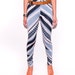 Hand Printed Zig Zag Leggings in Slate, Black and Grey Pink