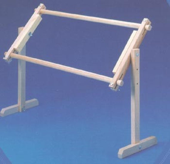 Frank A Edmunds Needlepoint Cross Stitch Scroll Frame Lap