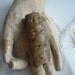 Vintage Carved Brown Jade Bead