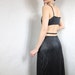 90s Sparkle Silver Cut Out Back Maxi Dress (S)