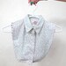 80s Preppy Floral Dickey