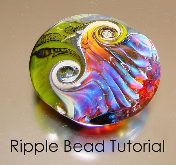 Items similar to Ripple Bead Tutorial Lampwork Bead Instructions on Etsy