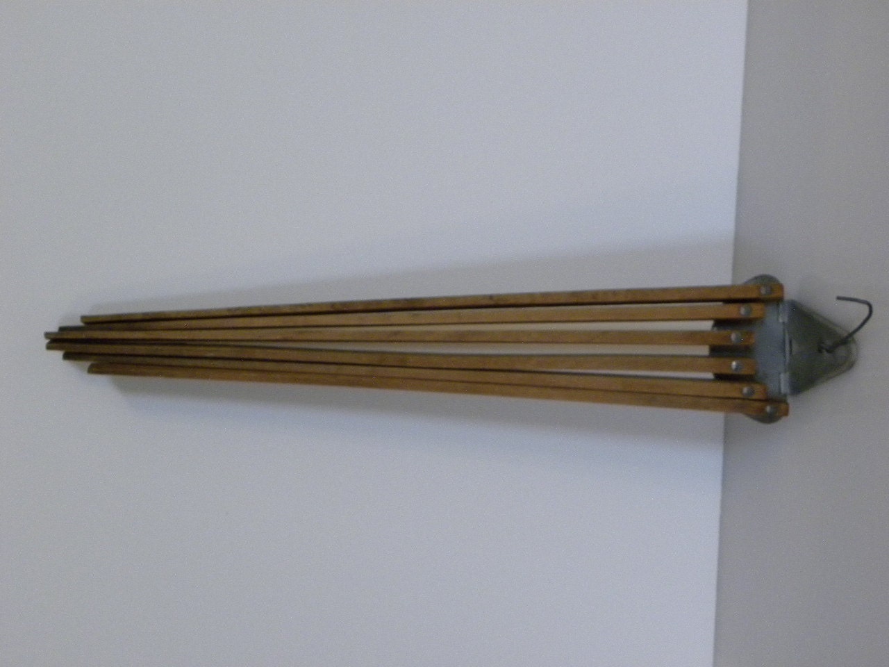 Vintage Clothes Drying Rack Primitive Rustic wall mounted